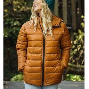Passenger Pow Recycled Insulated Jacket  Puffer Glazed Ginger Gold Medium
